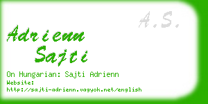 adrienn sajti business card